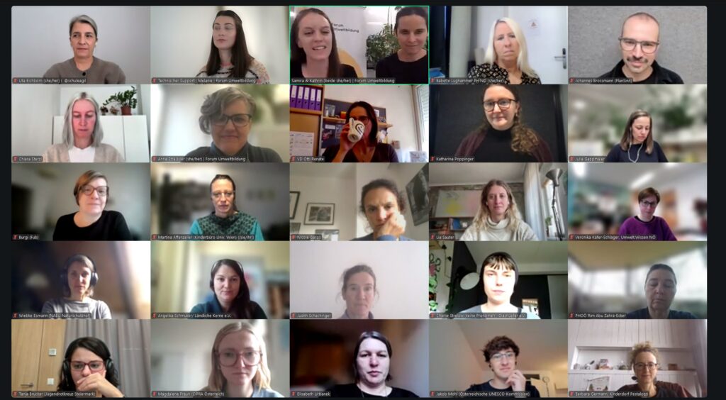 Screenshot BNE-Online-Akademie 2025